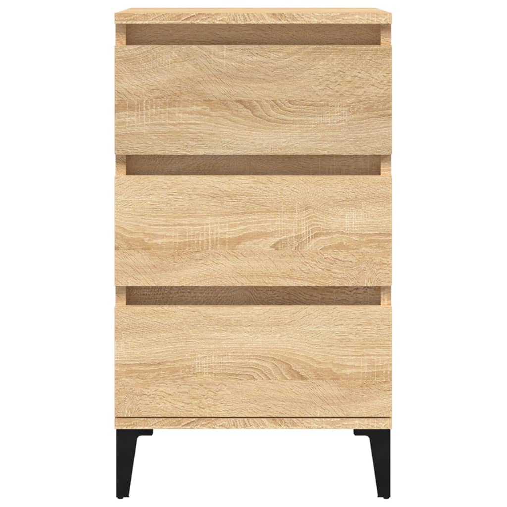 Nightstand, oak color, 40x35x70cm, engineered wood
