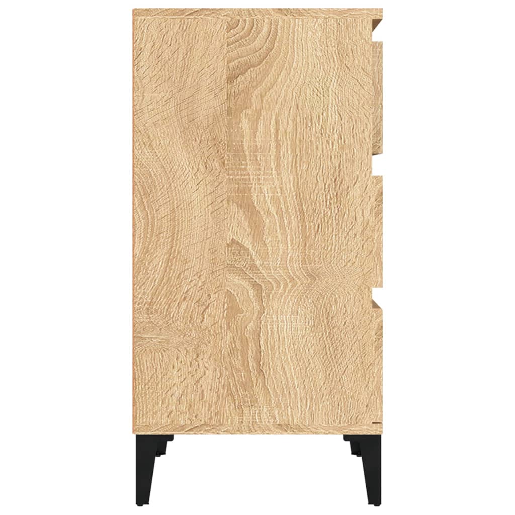 Nightstand, oak color, 40x35x70cm, engineered wood