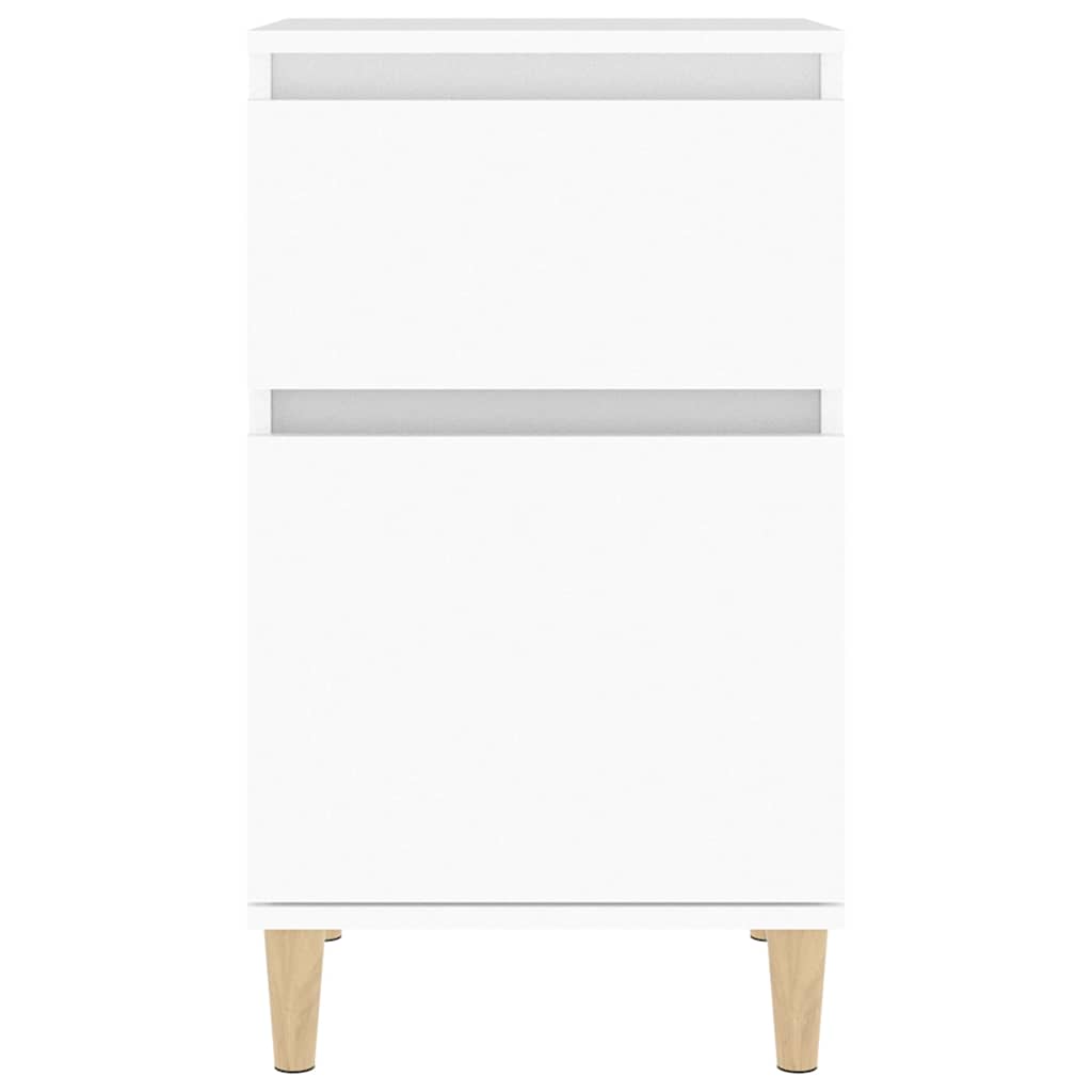 Bedside tables, 2 pcs., white, 40x35x70cm