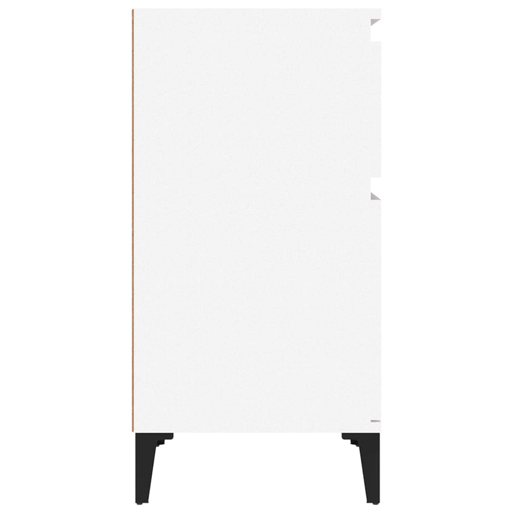 Bedside table, white, 40x35x70cm