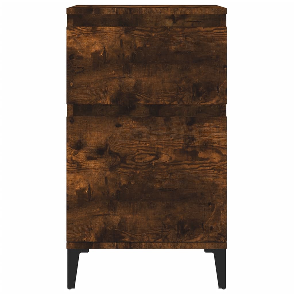 Bedside tables, 2 pcs., smoked oak, 40x35x70cm
