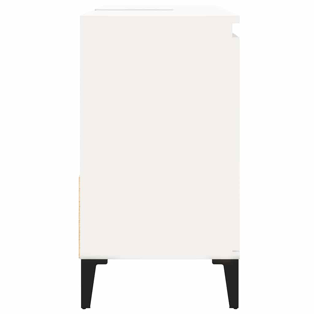 Bathroom cabinet, white, 65x33x60cm, engineered wood