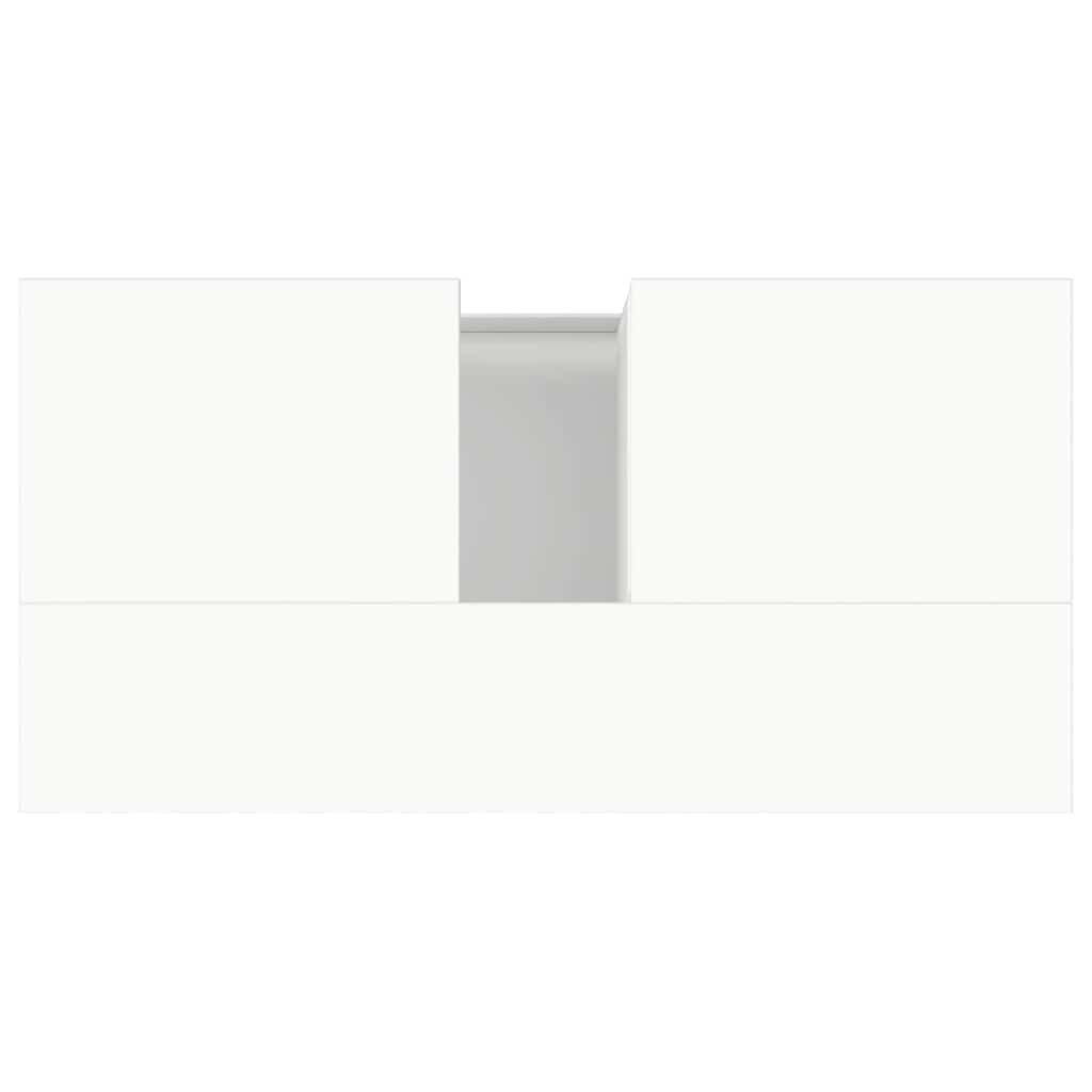 Bathroom cabinet, white, 65x33x60cm, engineered wood