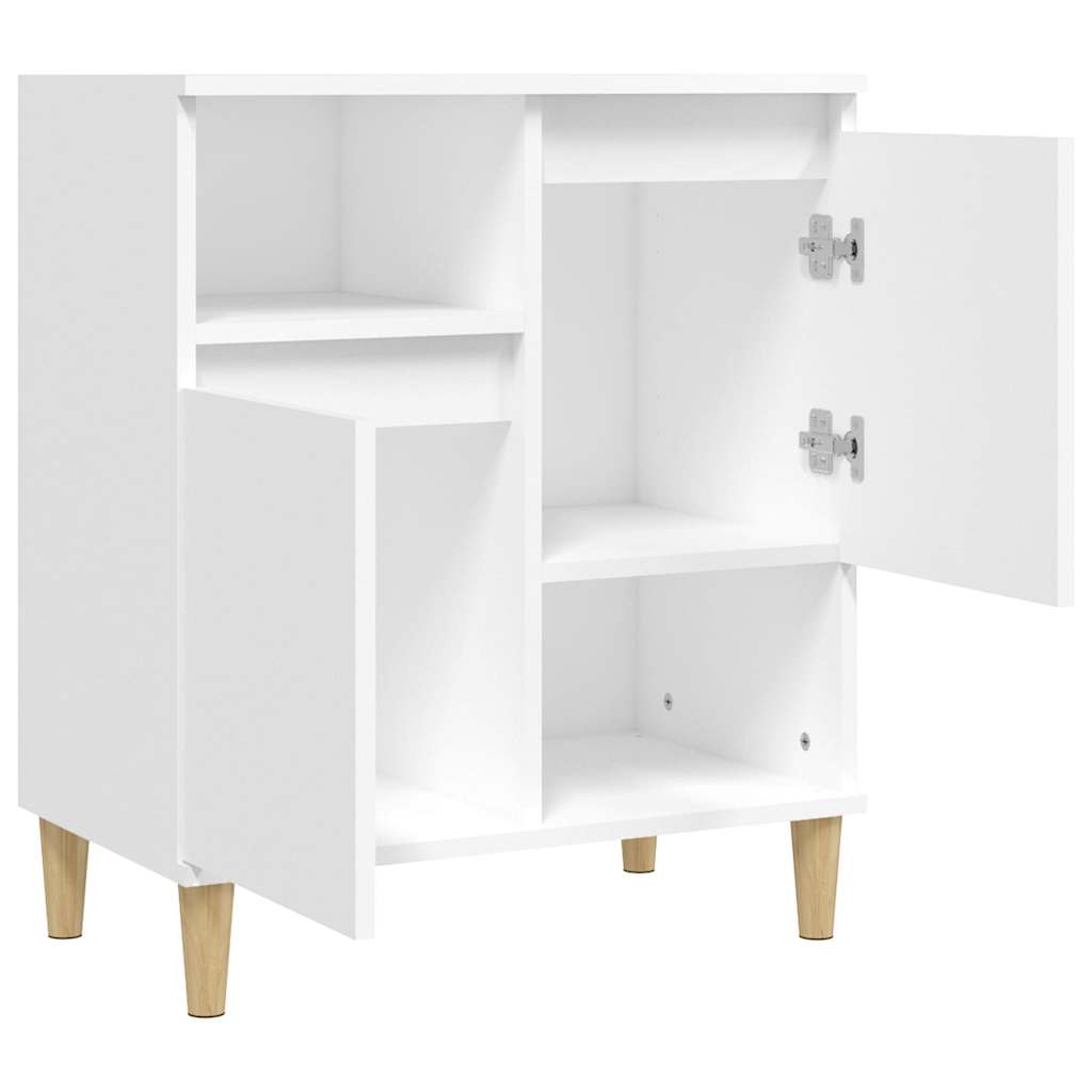 Side cabinet, white, 60x35x70cm, engineered wood