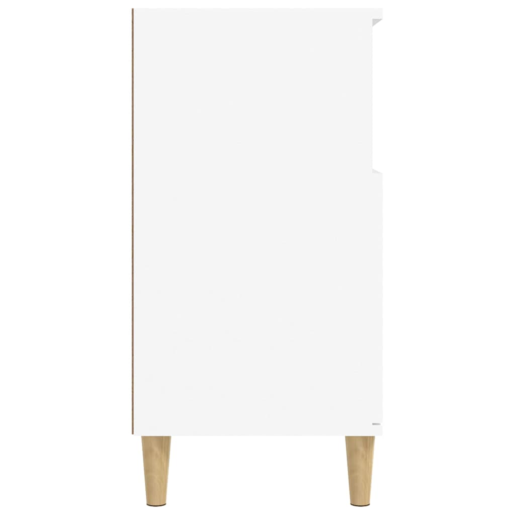 Side cabinet, white, 60x35x70cm, engineered wood