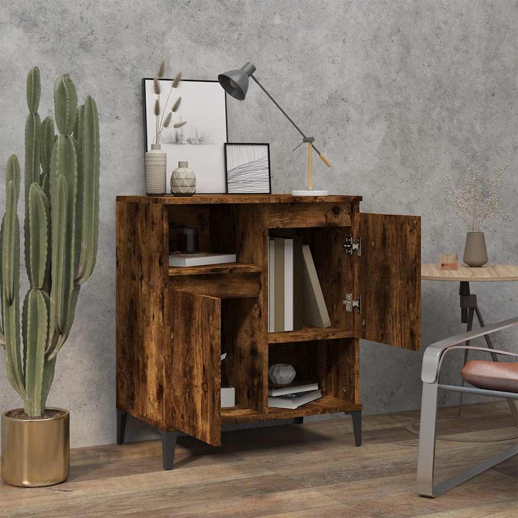 Sideboard, smoky oak, 60x35x70cm, engineered wood