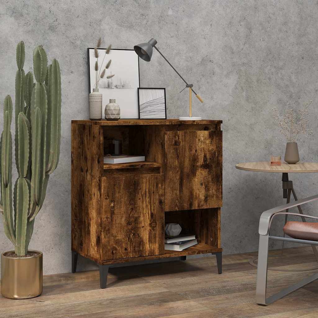 Sideboard, smoky oak, 60x35x70cm, engineered wood