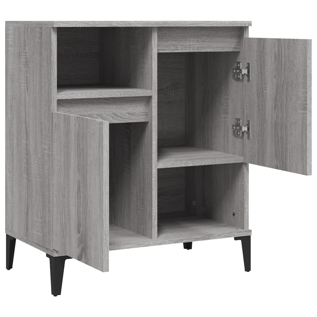 Sideboard, grey oak, 60x35x70cm, engineered wood