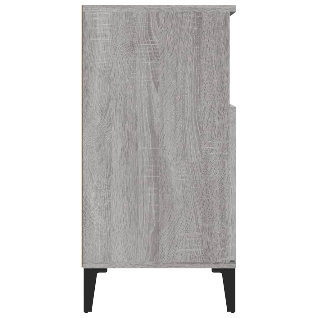 Sideboard, grey oak, 60x35x70cm, engineered wood