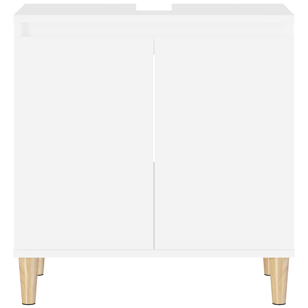 Izlietnes skapītis, balts, 58x33x60cm, apstrādāta koksne