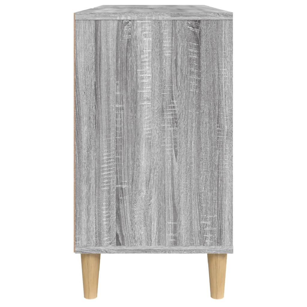Izlietnes skapītis, pelēka ozola, 80x33x60cm, apstrādāta koksne