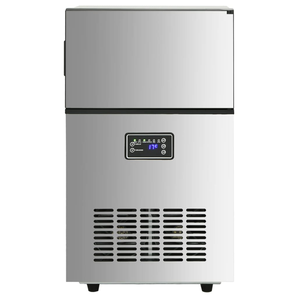 Ice maker, silver, 45kg/24h