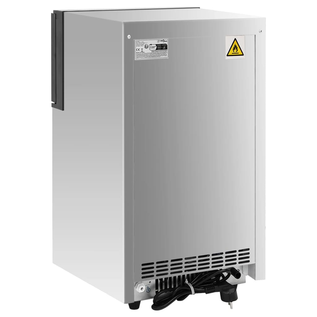 Ice maker, silver, 45kg/24h
