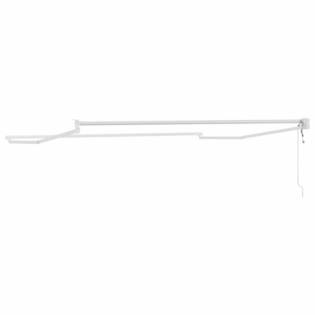Retractable Awning White 300 x 250 cm Aluminum