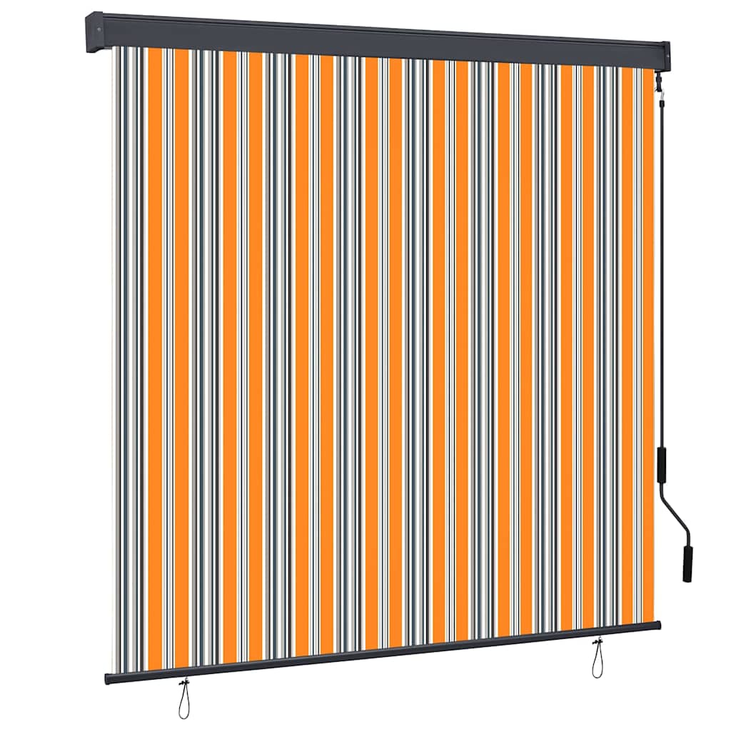 Roletas Geltona ir mėlyna 180 x 250 cm Audinys ir aliuminis