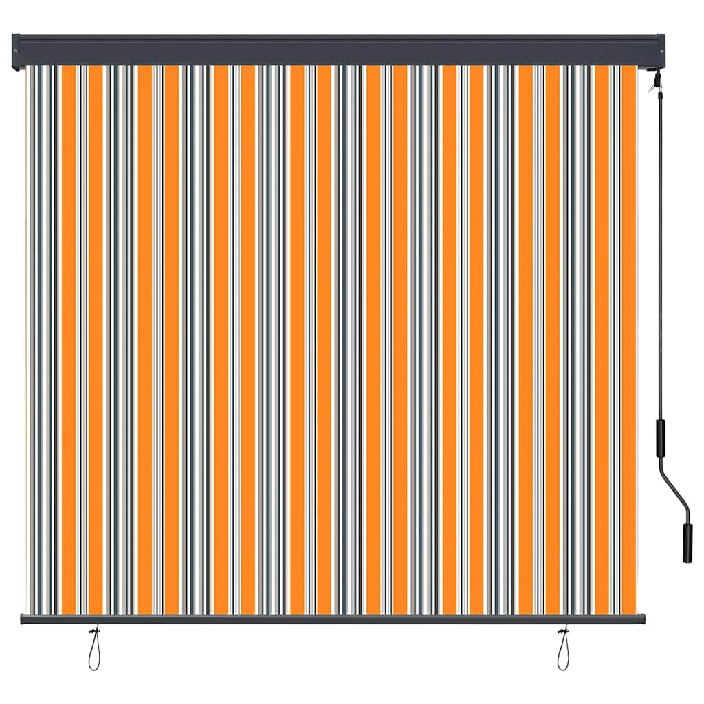Roletas Geltona ir mėlyna 180 x 250 cm Audinys ir aliuminis