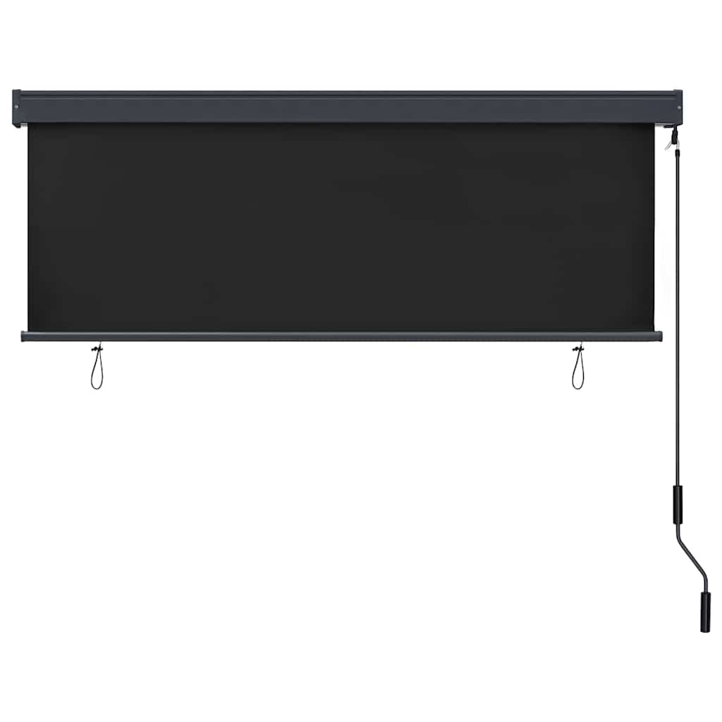 Roletas Dryžuotas Antracitas 180 x 250 cm Audinys ir aliuminis