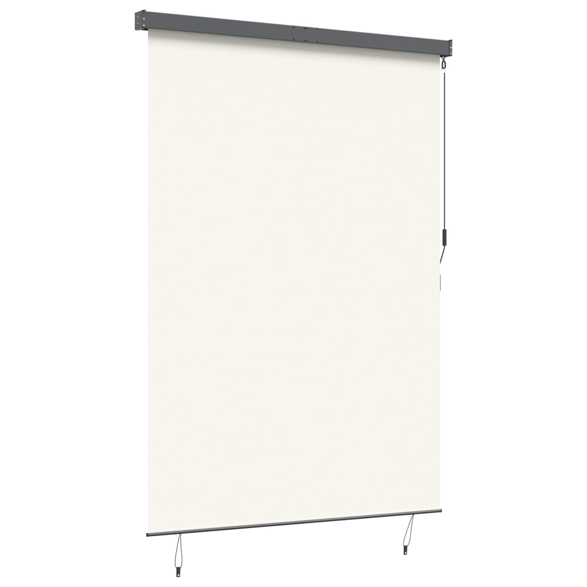 Roletas Dryžuotas Kreminė 180 x 250 cm Audinys ir aliuminis