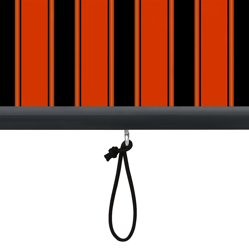 Roletas Oranžinė ir ruda 180 x 250 cm Audinys ir aliuminis