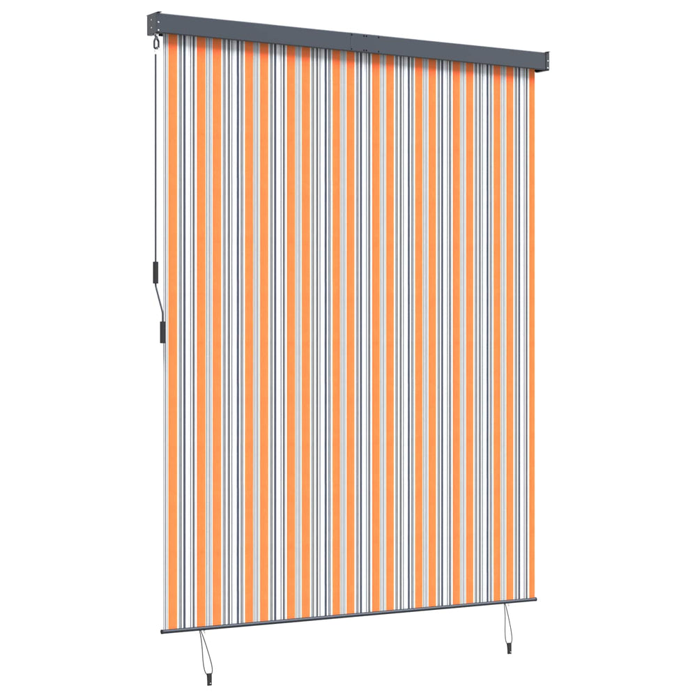 Roletas Geltona ir mėlyna 200 x 250 cm Audinys ir aliuminis