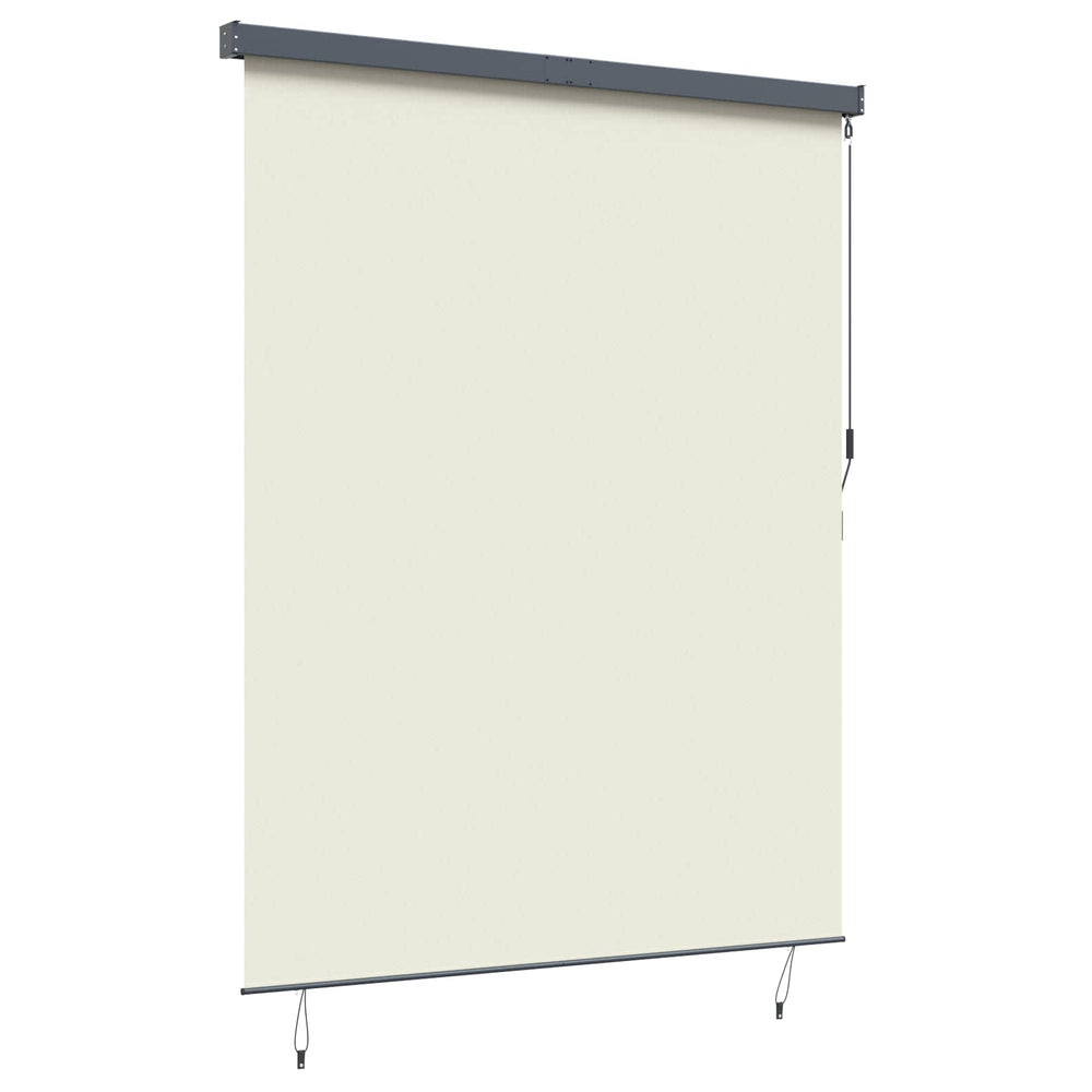 Roletas Dryžuotas Kreminė 200 x 250 cm Audinys ir aliuminis
