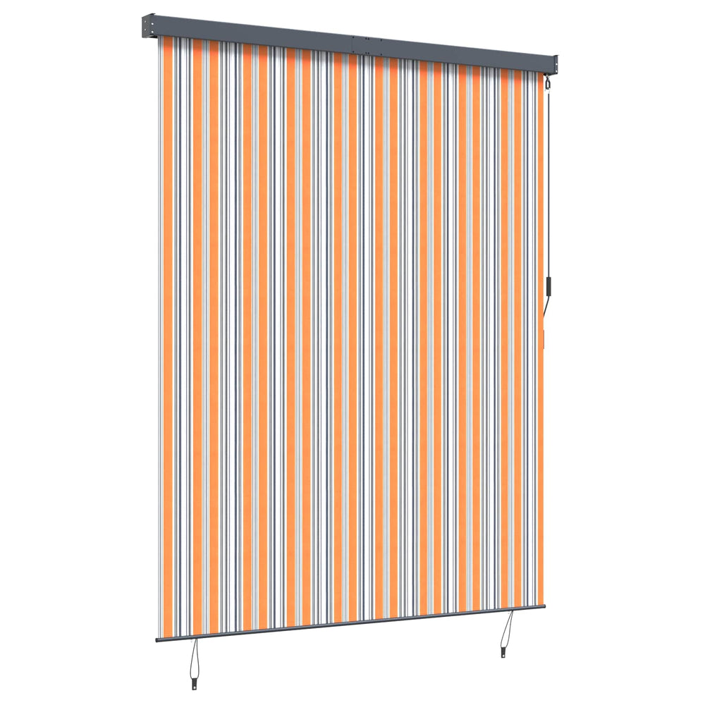 Roletas Geltona ir mėlyna 200 x 250 cm Audinys ir aliuminis