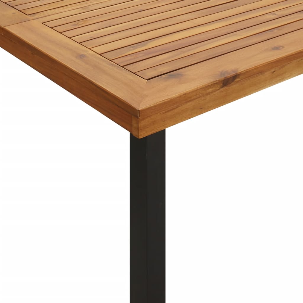 Sodo stalas, 200x100x75cm, akacijos medienos masyvas