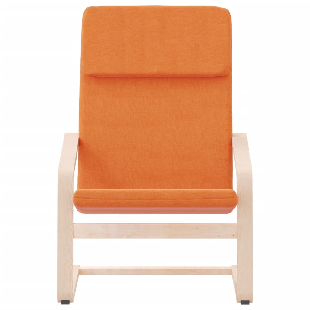 Lounge chair, dark yellow, fabric