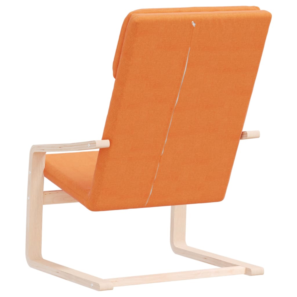 Lounge chair, dark yellow, fabric
