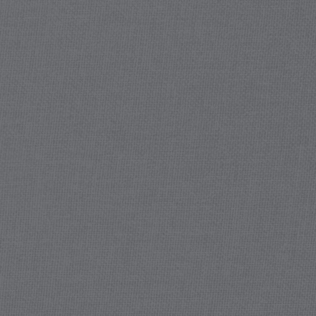 Footrest, dark grey, 51x41x40cm, fabric
