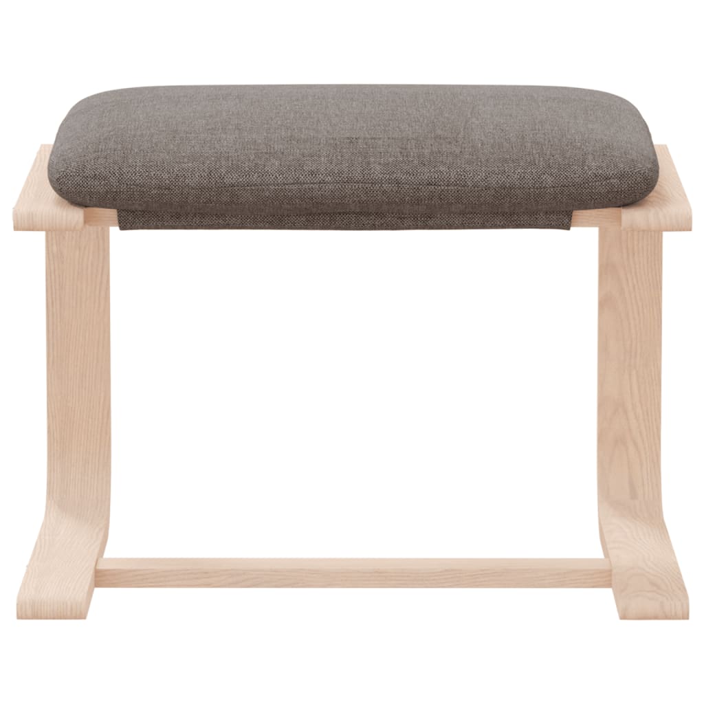 Pufs, taupe krāsā, 51x41x40cm, audums