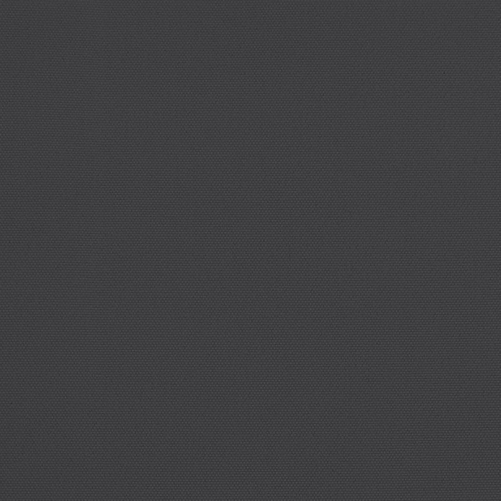 Dvigubas sodo skėtis nuo saulės su LED, juodas, 316x240cm
