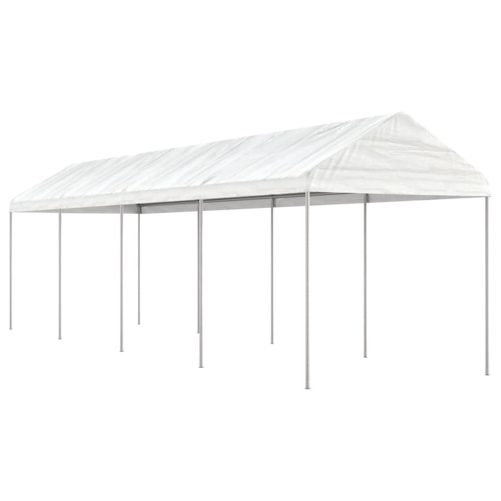 Nojume ar jumtu DRIFT, balta, 8,92x2,28m