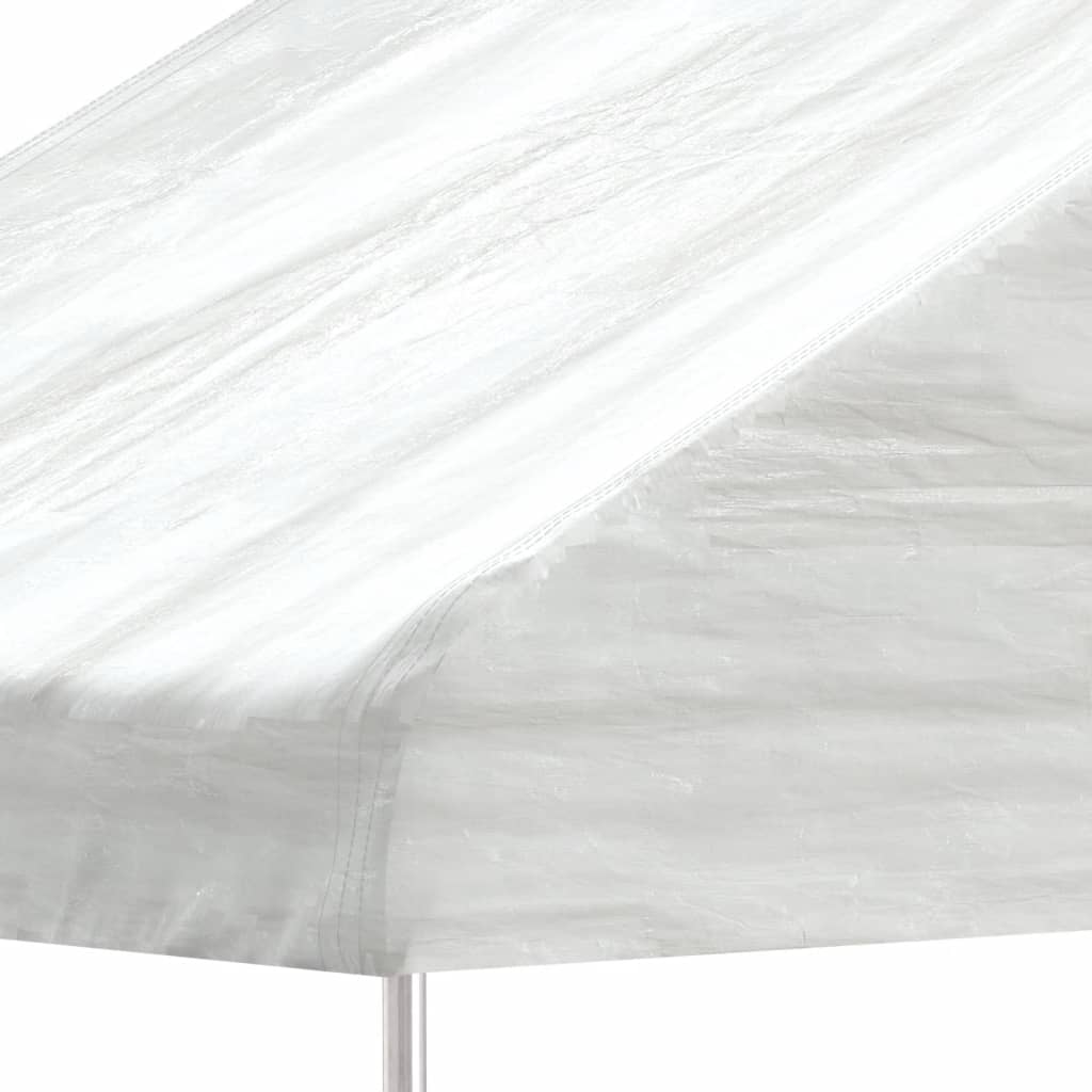 Pavėsinė su stogu DRIFT, balta, 13,38x2,28m