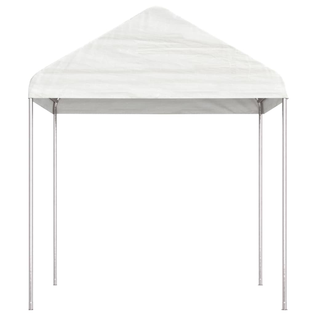 Gazebo with roof DRIFT, white, 15.61x2.28m
