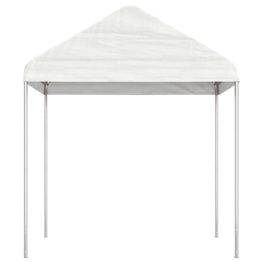 Gazebo with a roof DRIFT, white, 20.07x2.28m