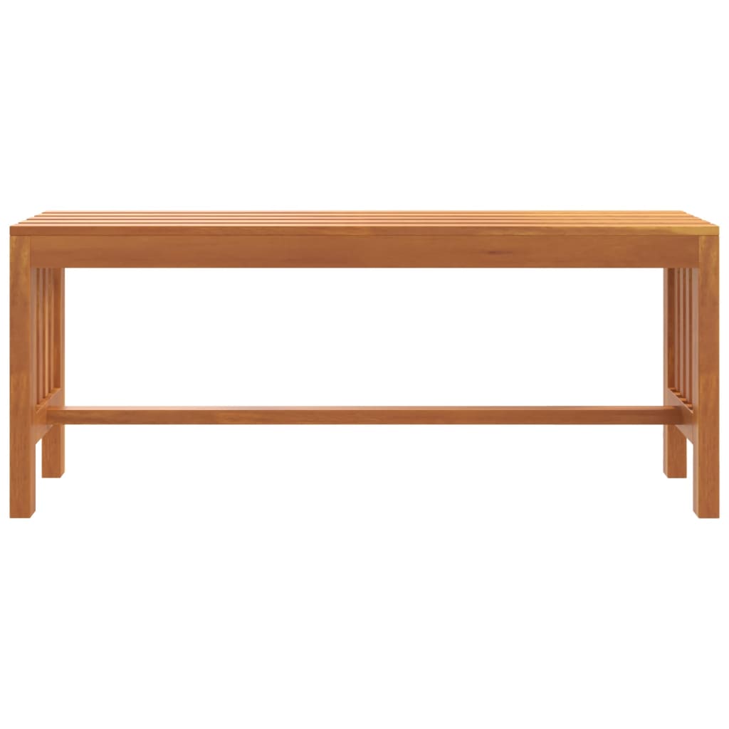Garden bench, 110cm, solid eucalyptus wood