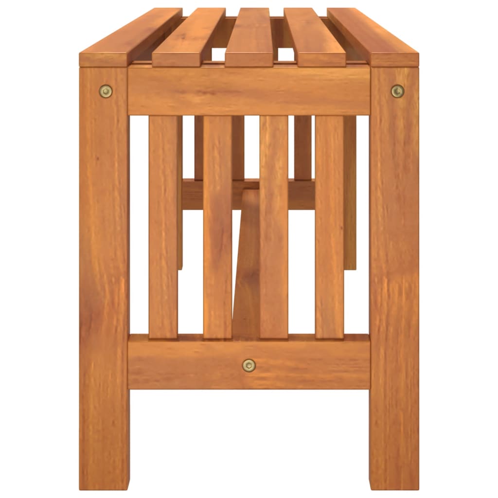 Garden bench, 110cm, solid eucalyptus wood