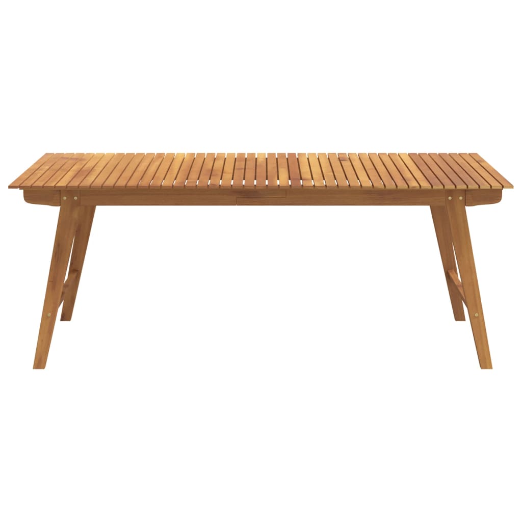 Sodo stalas, 200x90x75cm, akacijos medienos masyvas