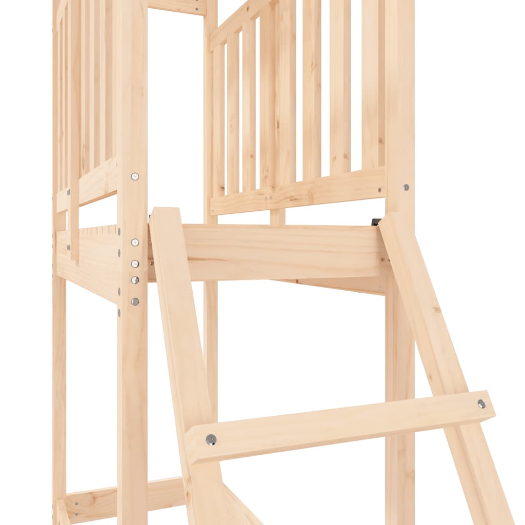 Lauko žaidimų aikštelės komplektas, 53x110x214cm, pušis