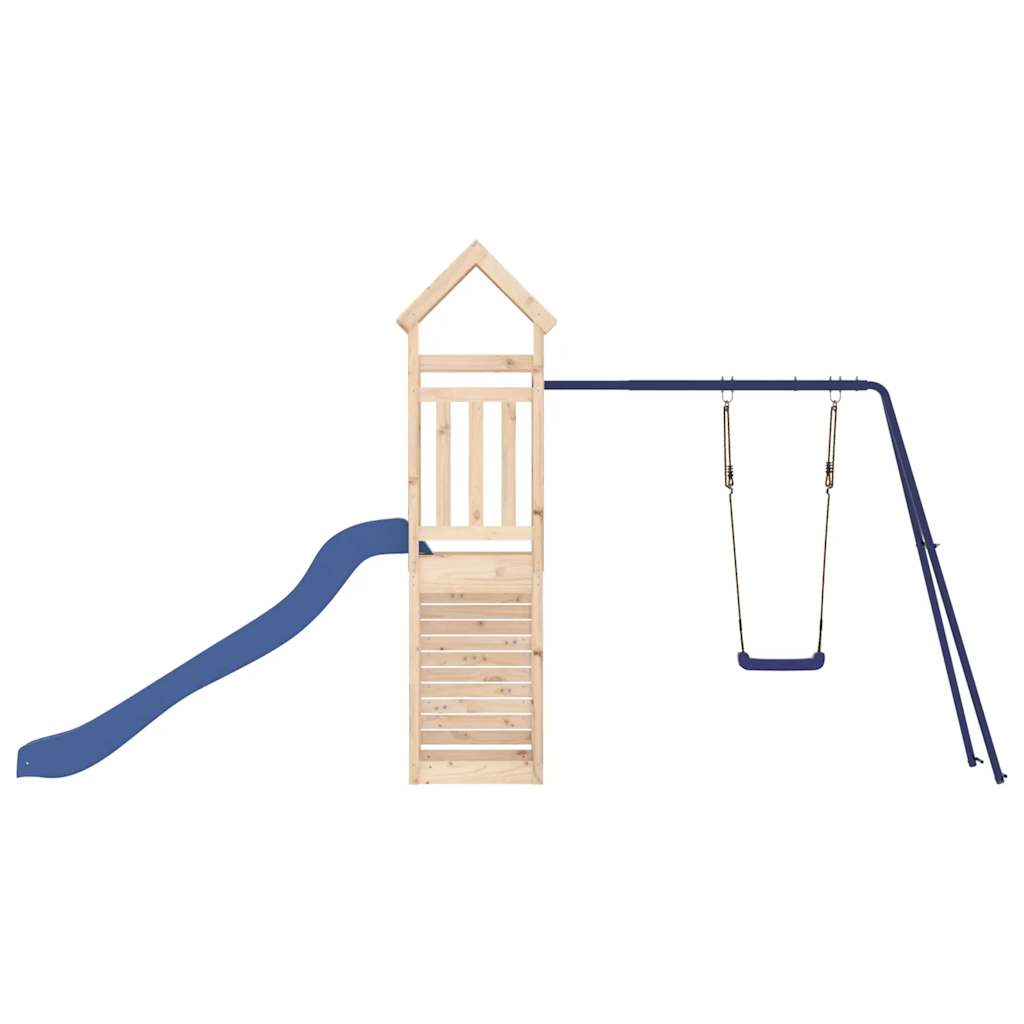 Outdoor playground set, solid pine wood