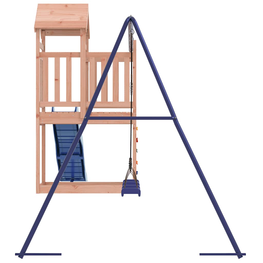 Outdoor play area set, solid Douglas fir