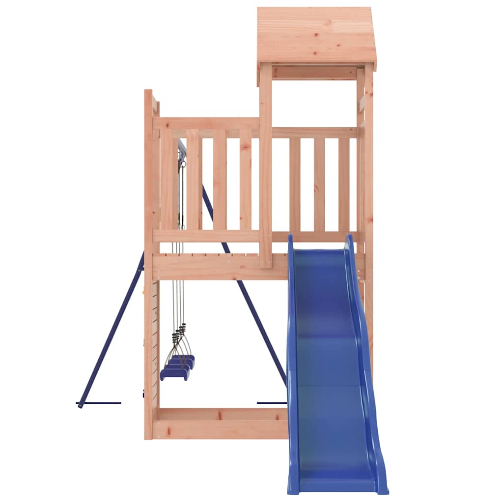 Outdoor play area set, solid Douglas fir