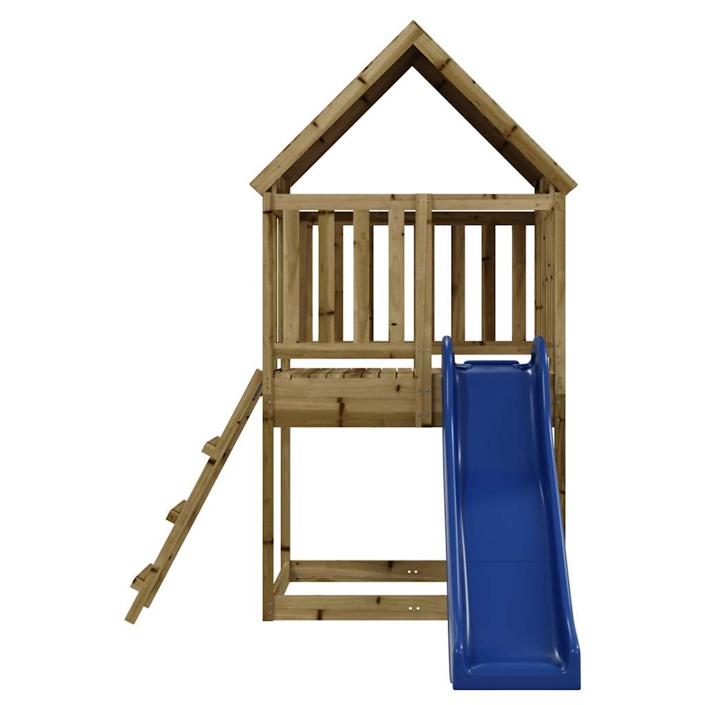 Outdoor play area set, impregnated pine wood