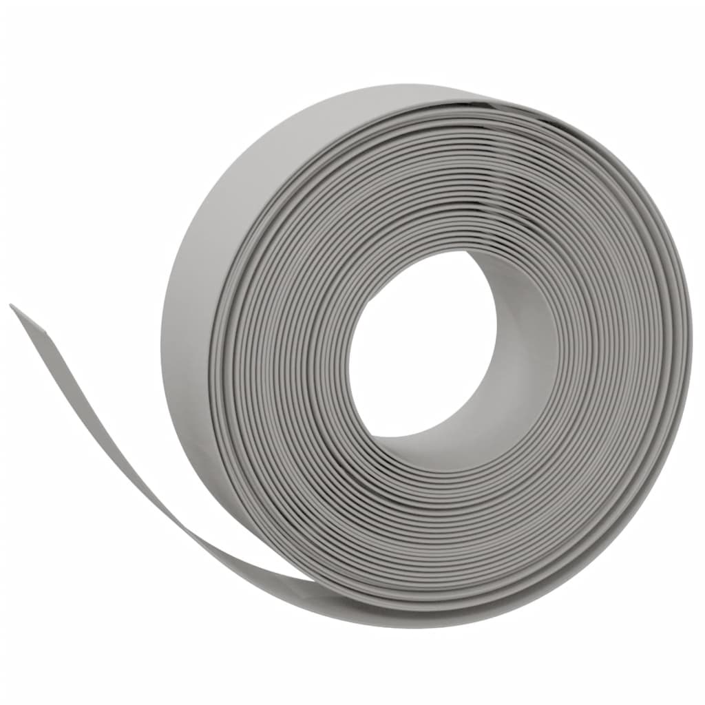 Sodo apvadai, 2vnt., pilkos spalvos, 10m, 15cm, polietilenas