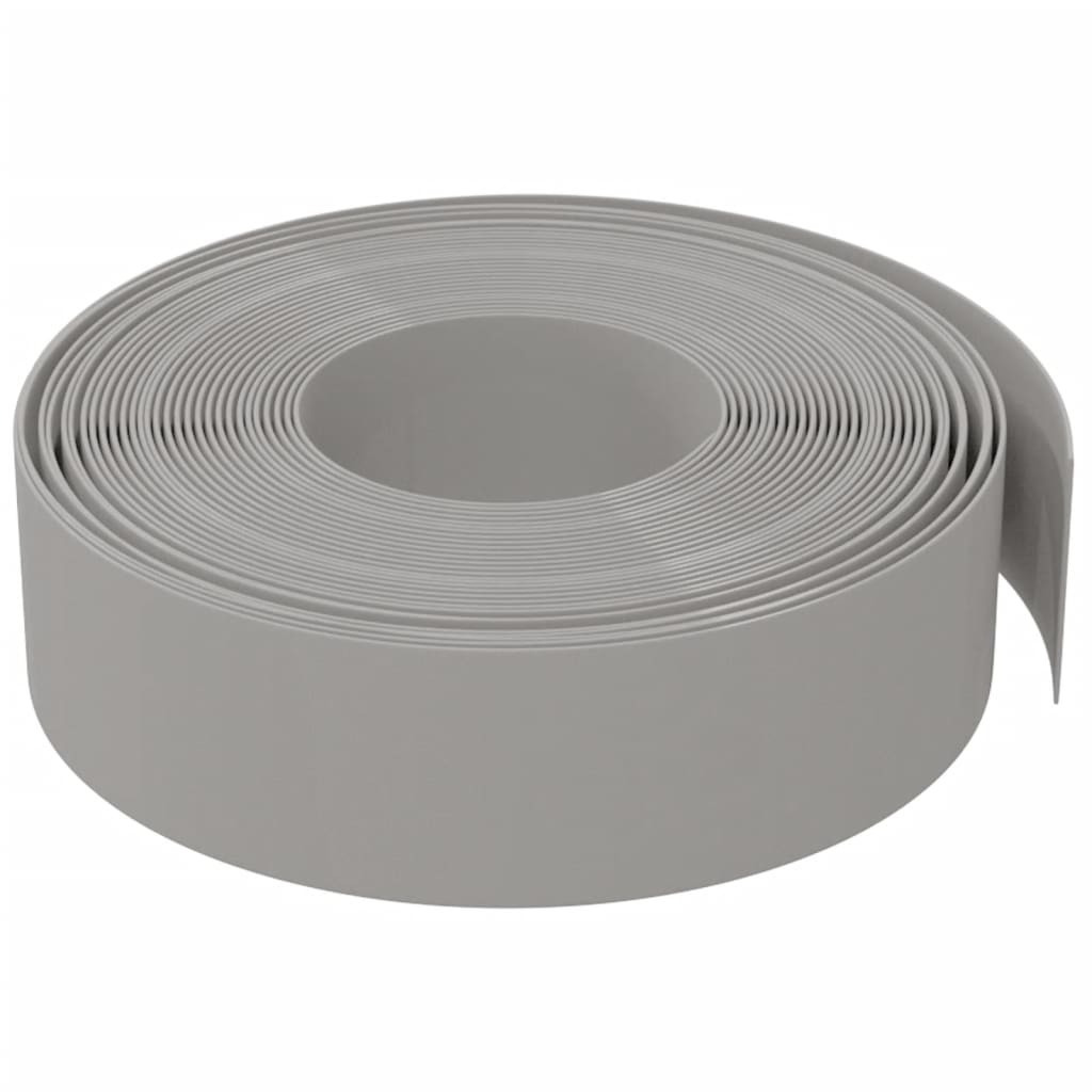 Sodo apvadai, 3vnt., pilkos spalvos, 10m, 15cm, polietilenas