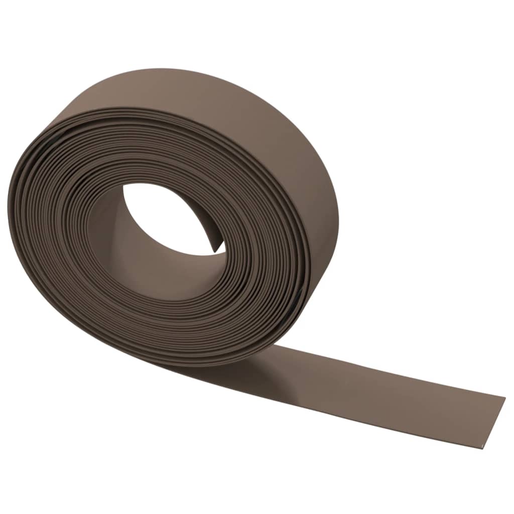 Dārza apmales, 2 gab., brūnas, 10 m, 15 cm, polietilēns