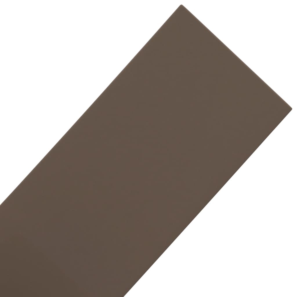 Garden edging, 3 pcs., brown, 10m, 15cm, polyethylene