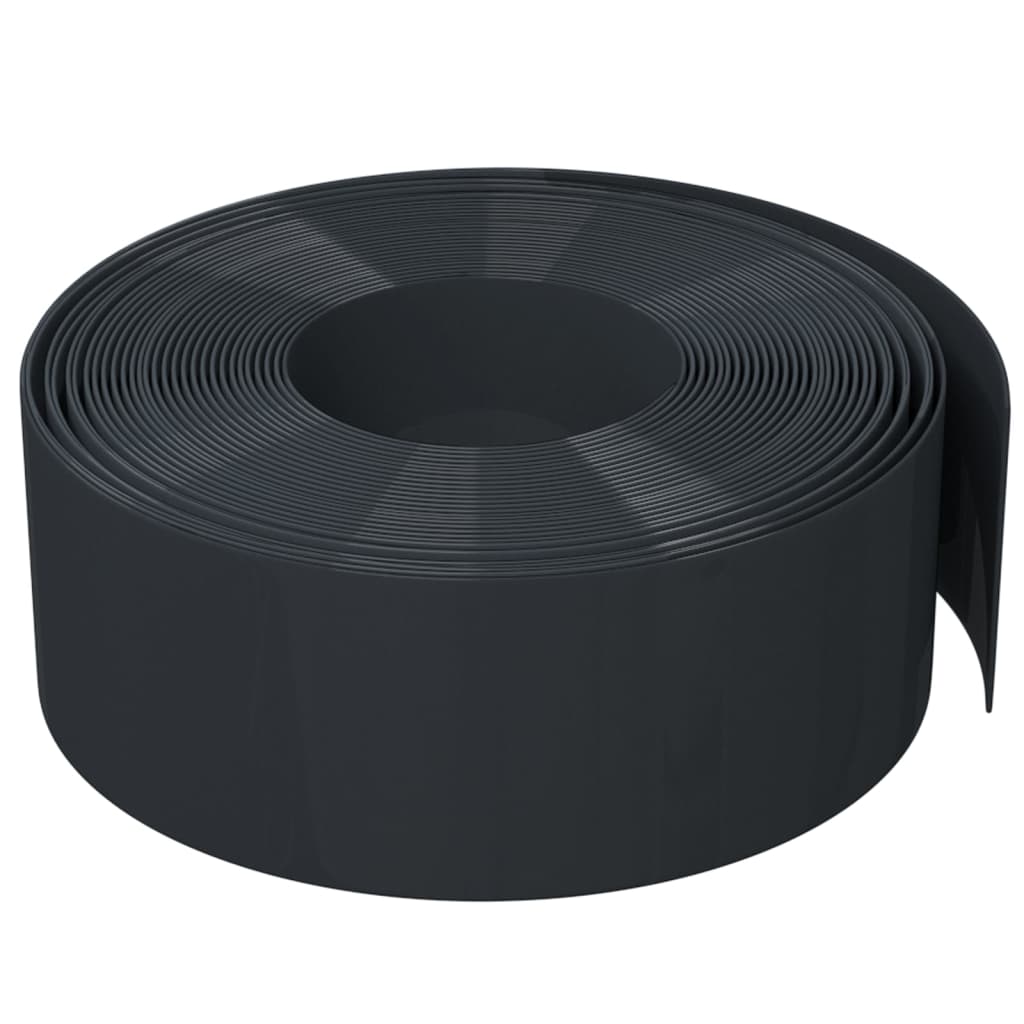 Dārza apmales, 2 gab., melnas, 10 m, 20 cm, polietilēns