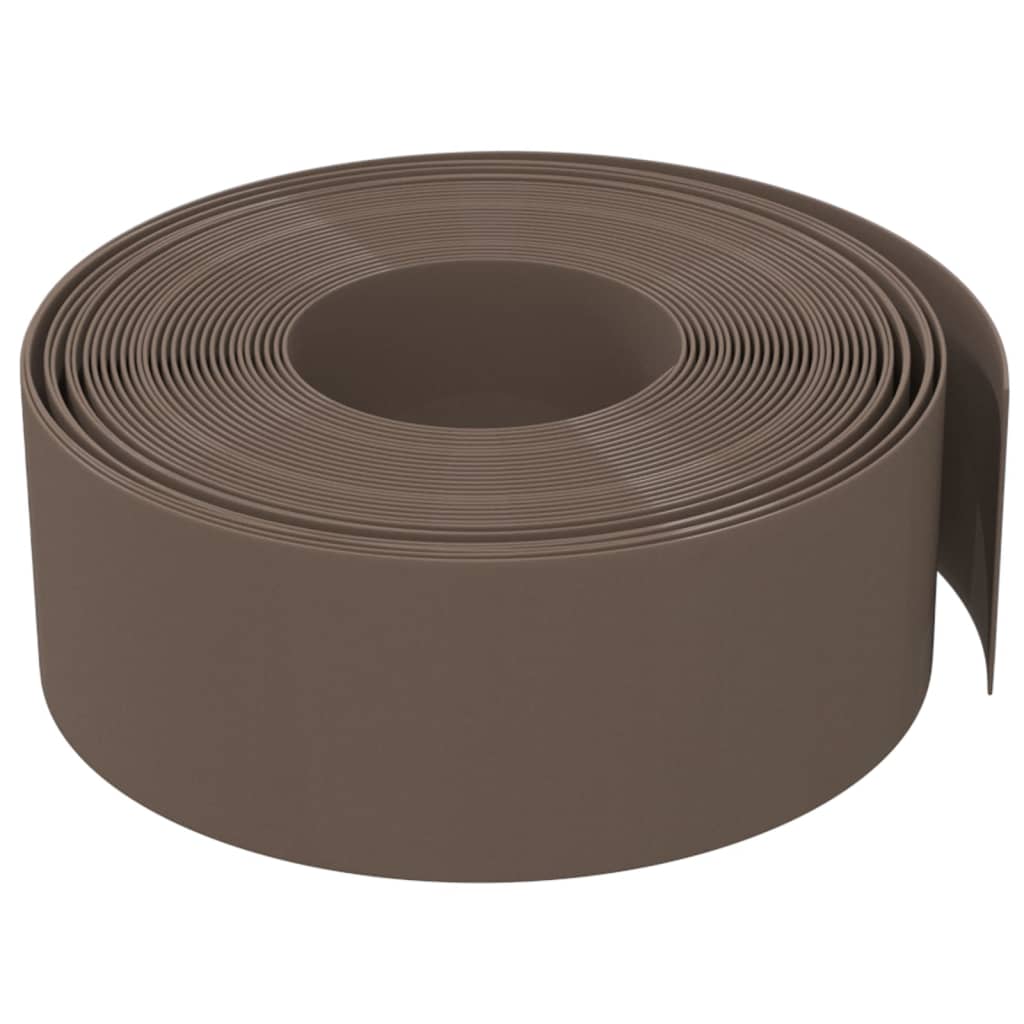 Dārza apmales, 2 gab., brūnas, 10 m, 20 cm, polietilēns